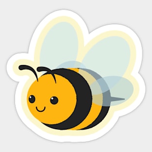 Cute honey bee Sticker